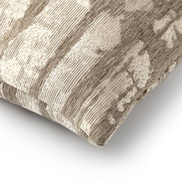 Coussin décoratif Delphine Beige brillant - 60 x 60 cm