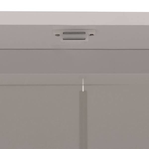 Sideboard N89 Weiß - Holzwerkstoff - Holz teilmassiv - 150 x 88 x 40 cm