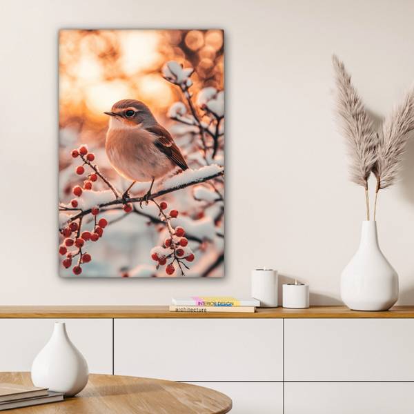 LEINWANDBILD Vogel 40 x 60 cm