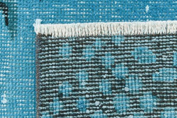 Teppich Ultra Vintage DCCCXLV Blau - Wolle - 175 x 1 x 282 cm