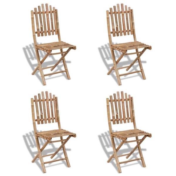 Gartenmöbel Set 41497 (5-teilig) Braun - Massivholz - 80 x 70 x 80 cm