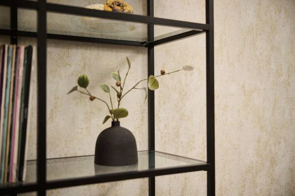 Vliestapete 4735 Stein Optik Beton Beige - Creme - Graumetallic