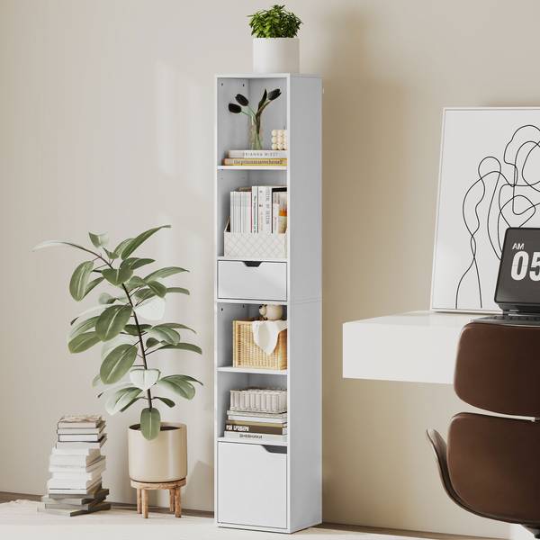 Bücherregal 836-631V90WT Weiß