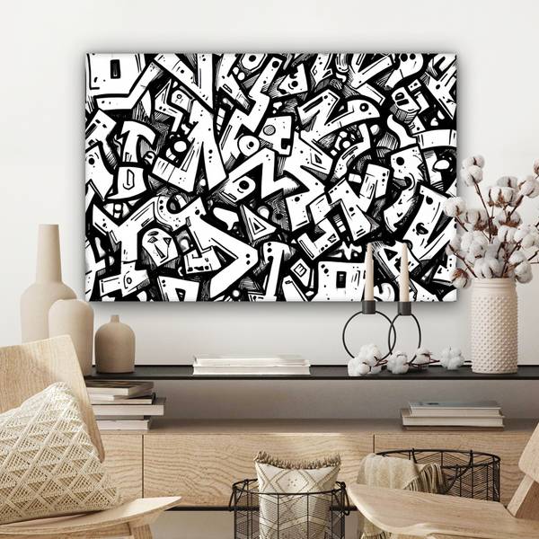LEINWANDBILD Muster 90 x 60 cm