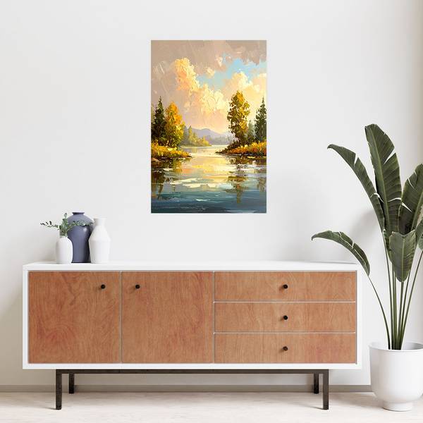 Wandsticker Landschaft 70 x 100 cm