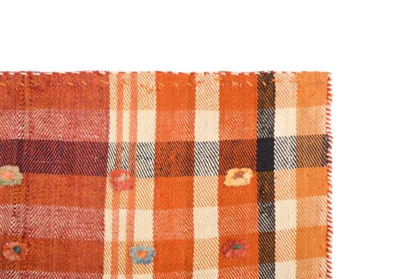 Tapis Jajim CCXXXII Rouge - Laine - 125 x 1 x 213 cm