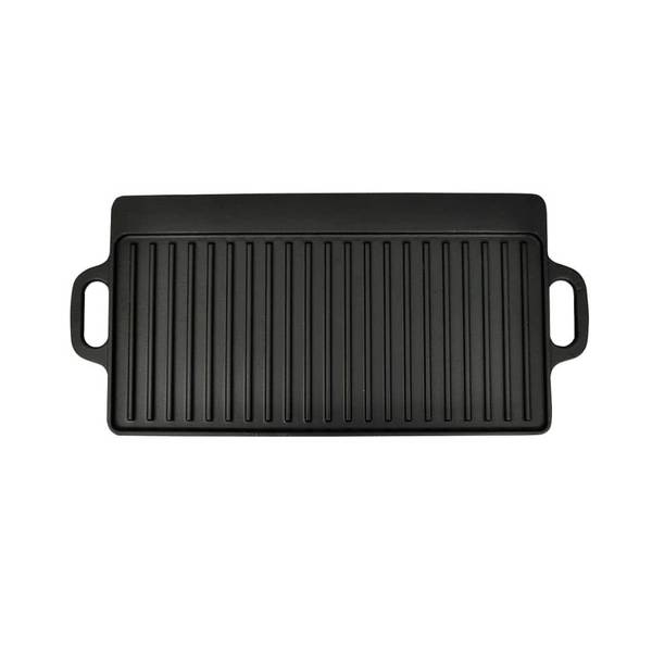 Grillplatte 50126 Schwarz - Eisen - 23 x 2 x 38 cm