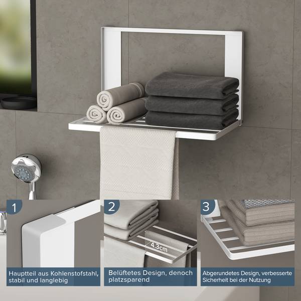 Hängeaufbewahrung Folda-01 Weiß