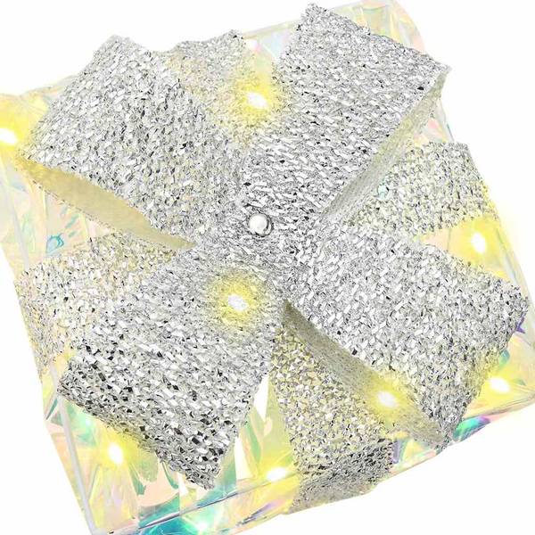 LED Geschenkboxen Deko 3-tlg 42019095 Kunststoff - 20 x 20 x 46 cm