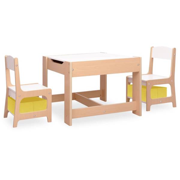 Kindertische und -stühle N( 3er Set) Braun