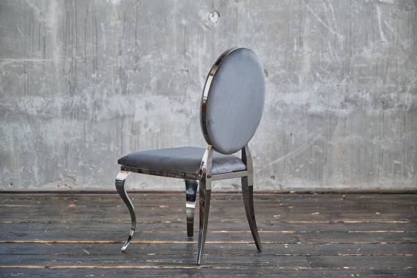 Esszimmerstuhl LINDA Velvet Grau