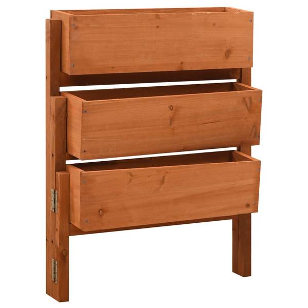 Pflanzkübel Klappbar 3005032 Orange - Tanne - 60 x 75 x 14 cm