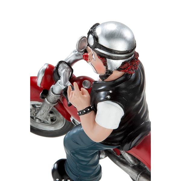 Clown Heavy Biker Kunststoff - 14 x 12 x 7 cm