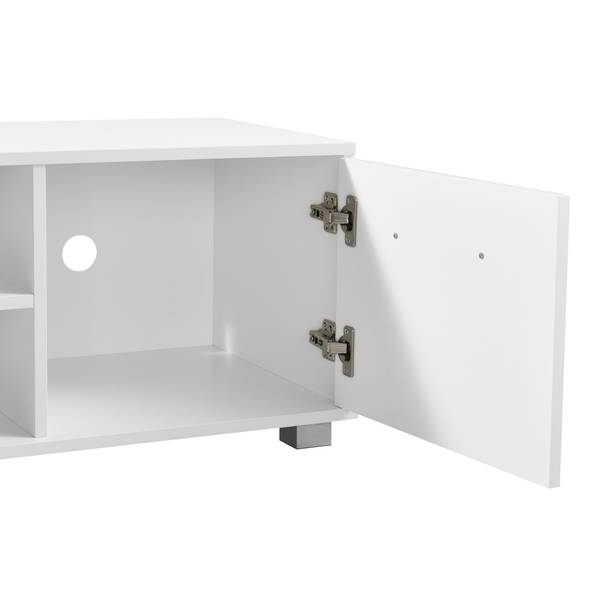 Meuble TV Laugar Blanc - Bois manufacturé - 40 x 38 x 120 cm