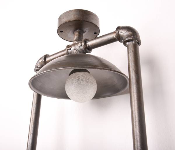 Solar-Leuchte ESSEN Schwarz - Metall - 19 x 158 x 26 cm