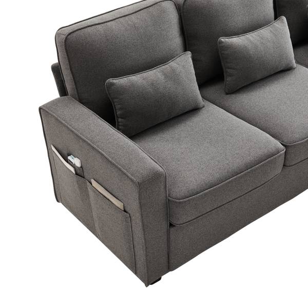 4-Sitzer Sofa Mercury Ⅷ Dunkelgrau