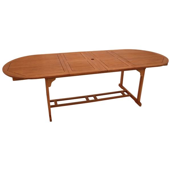 Ausziehtisch LAGO 180/260x100cm Braun - Eukalyptus - 260 x 74 x 100 cm