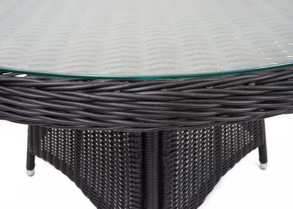 Poly-Rattan Garnitur F51 (5-teilig) Grau - Polyester - Polyethylen - 113 x 82 x 113 cm