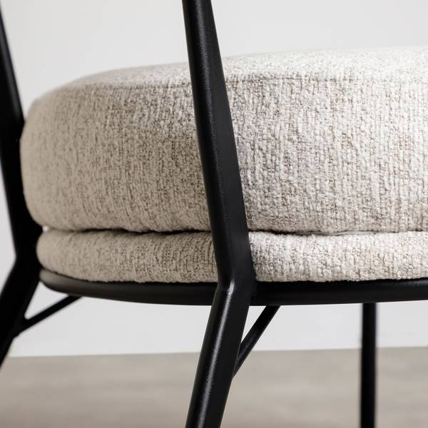 Loungesessel MANAO Beige - Polyester - 62 x 68 x 68 cm