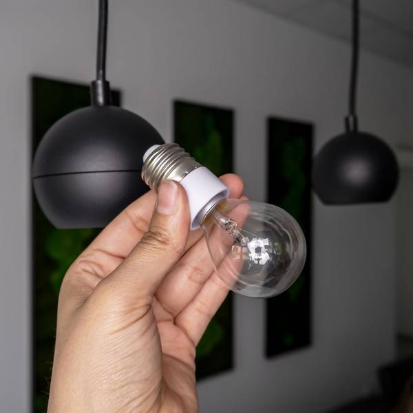 4x E27 auf E14 Lampensockel Adapter Weiß - Kunststoff - 3 x 10 x 10 cm