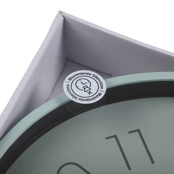 Wanduhr 20550136 Grün - Polyester PVC - 4 x 30 x 30 cm