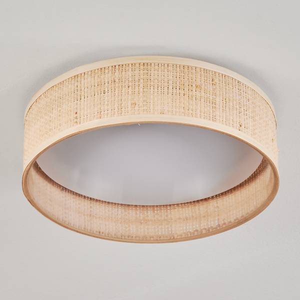 Deckenleuchte Stazzona Beige - Weiß - Metall - 9 x 29 x 29 cm