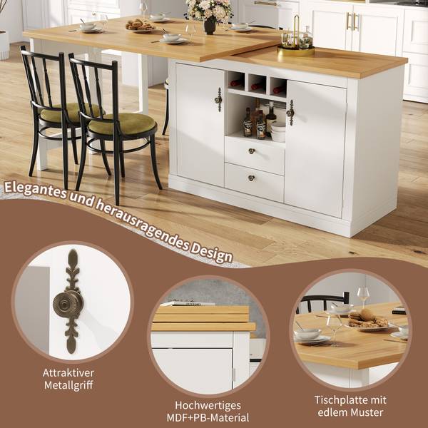 Bartisch Eurynom Ⅳ Holz - Weiß