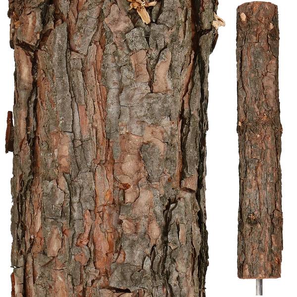 Künstlicher Weihnachtsbaum Naturstamm Grün - Kunststoff - 83 x 220 x 83 cm
