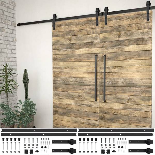Schiebe-Beschlag 3005840-4 (2er Set) 100 x 200 cm