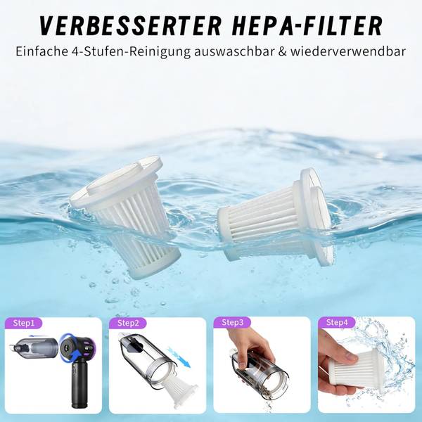 Handstaubsauger Remillard Schwarz - Violett