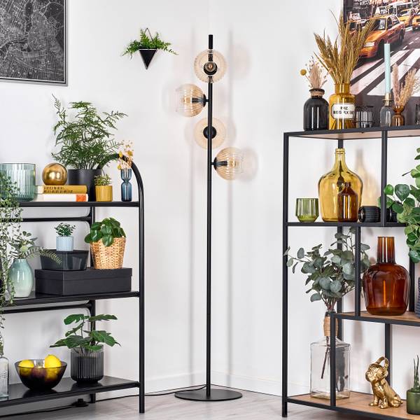 Stehlampe Cesaro Braun - Metall - 31 x 160 x 69 cm