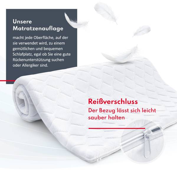 TOPPER Malta Kokos Latex Liegefläche Breite: 180 cm