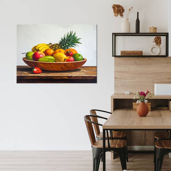 Wandbild Obst 100 x 70 cm