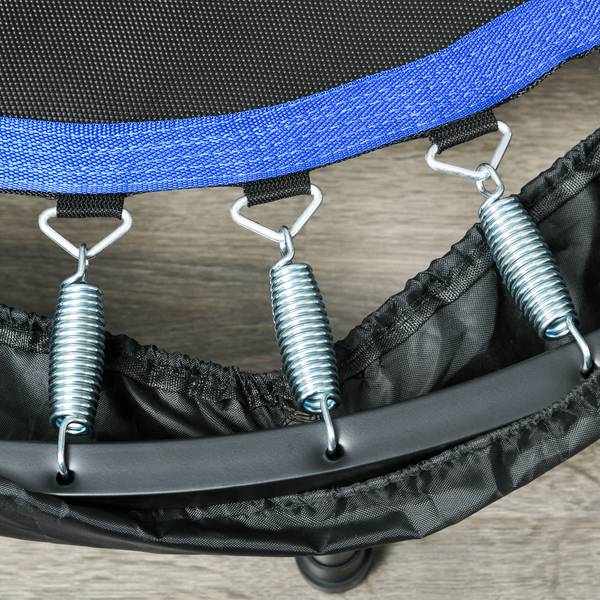 Trampoline A71-034V00BU Noir - Bleu - Matière plastique - 102 x 123 x 102 cm