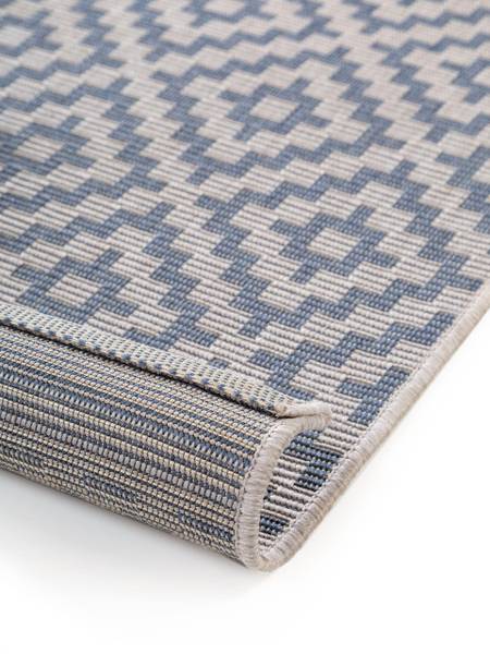 In-/Outdoorteppich Metro Blau - 160 x 230 cm