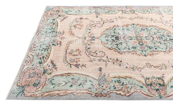 Teppich Ultra Vintage CCCVII Orange - Wolle - 175 x 1 x 284 cm