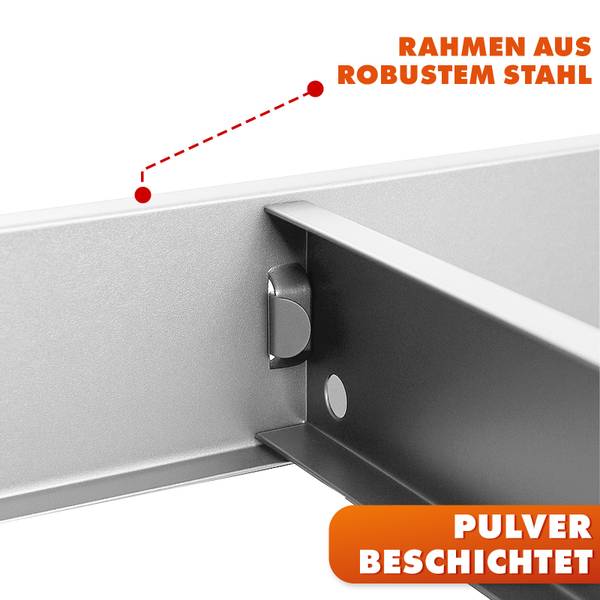 Schwerlastregal Rhino Silber - Tiefe: 45 cm