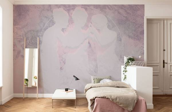 Fototapete 612455 Violett - Papier - 400 x 280 x 400 cm