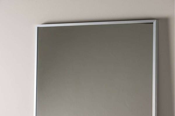 Ganzkörperspiegel Dalton Silber - Glas - 67 x 220 x 3 cm