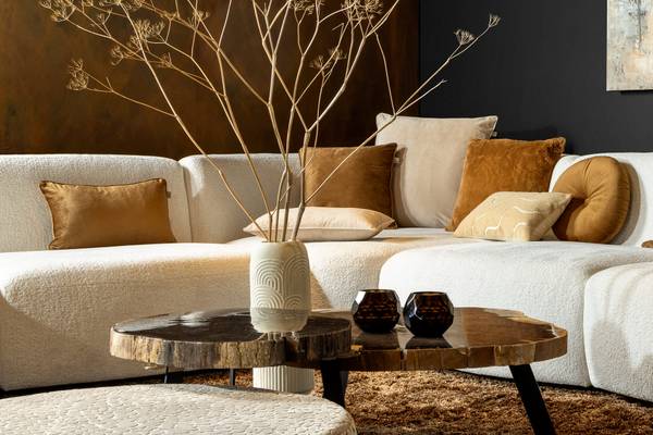 Kissenbezug Ciri Beige - Textil - 50 x 2 x 30 cm