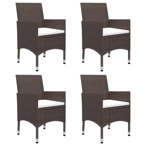 Tuinset 3005678-2 set van 5 bruin - acacia - 85 x 74 x 85 cm
