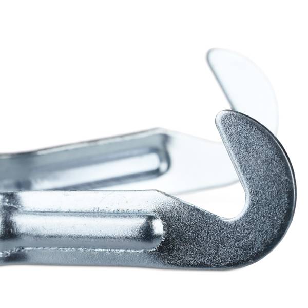 Klemmhaken Camping 4er Set Silber - Stahl - 11 x 3 x 6 cm