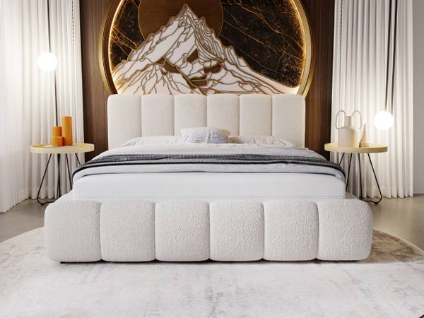 Polsterbett CLOUD Beige - Liegefläche Breite: 180 cm