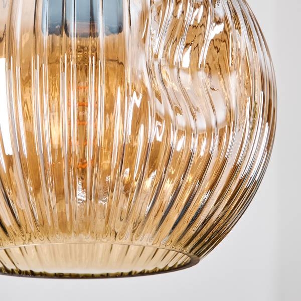 Deckenleuchte Cesaro Grau - Silber - Gelb - Metall - 65 x 65 x 100 cm