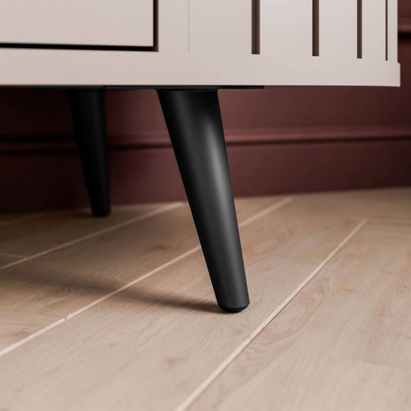 Dressoir ELODIE II 3D beige - zwart