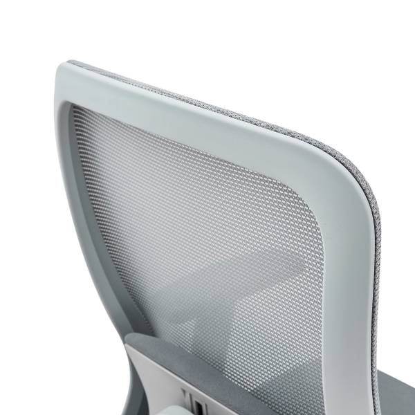 Bürodrehstuhl Top Work 44 W Grau - Polyester - 60 x 136 x 68 cm