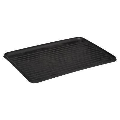 Abtropffläche mit Tablett MAYAJ Schwarz - Metall - 31 x 12 x 43 cm