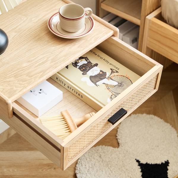 Wandnachttisch PITEA Rattan