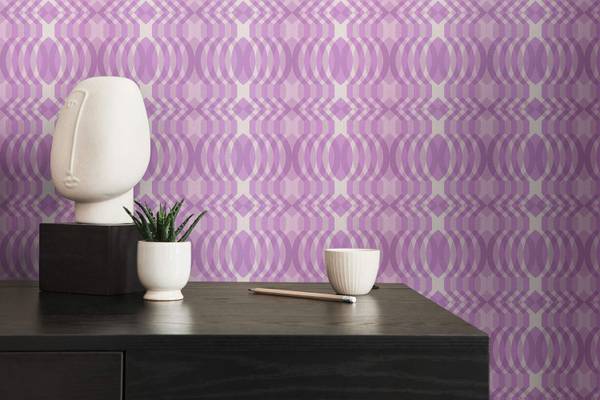 Vliestapete 395343-GU Violett - Fleece - 53 x 850 x 1 cm