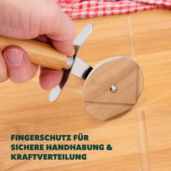 Pizzaservierset 40778 (3er-Set) Braun - Bambus - 33 x 2 x 33 cm
